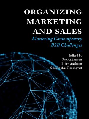 cover image of Organizing Marketing and Sales
